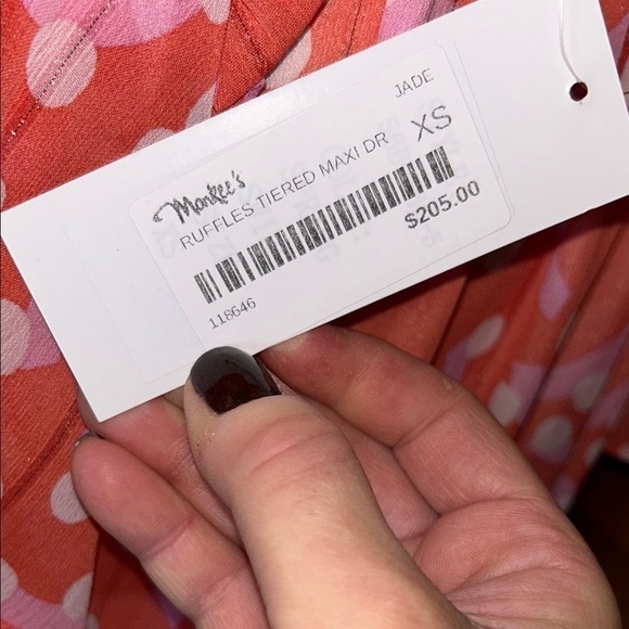 NWT Jade Melodytam Coral Patterned Maxi Dress Size XS - Picture 6 of 15